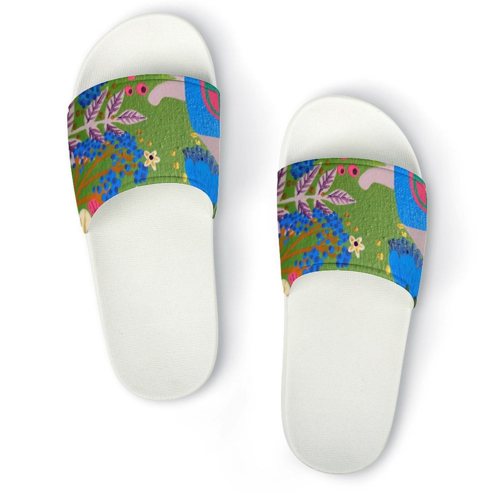 FINLEOO Shower Shoes For Women Men, Comfortable Quick Drying Pool Slides Non Slip Beach Sandals Arch Support Bathroom Travel College Dorm Shower Slippers I.1447899882