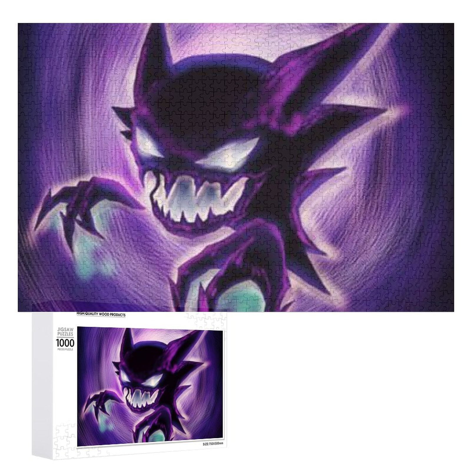 Halloween Cat Jigsaw Puzzle For Adults – 1000 Pieces, Cartoon Style, 30x20 Inches - View #8