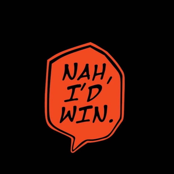 Anime Gojo Nah, I'd Win. Vinyl Decal Sticker UV & Waterproof Bumper Window Laptop Automotive Water Bottle Gift accessories ORANGE 5"