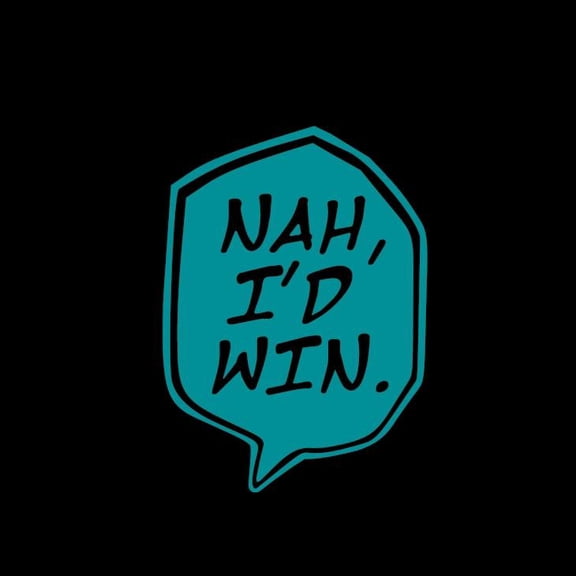 Anime Gojo Nah, I'd Win. Vinyl Decal Sticker UV & Waterproof Bumper Window Laptop Automotive Water Bottle Gift accessories TEAL 5"