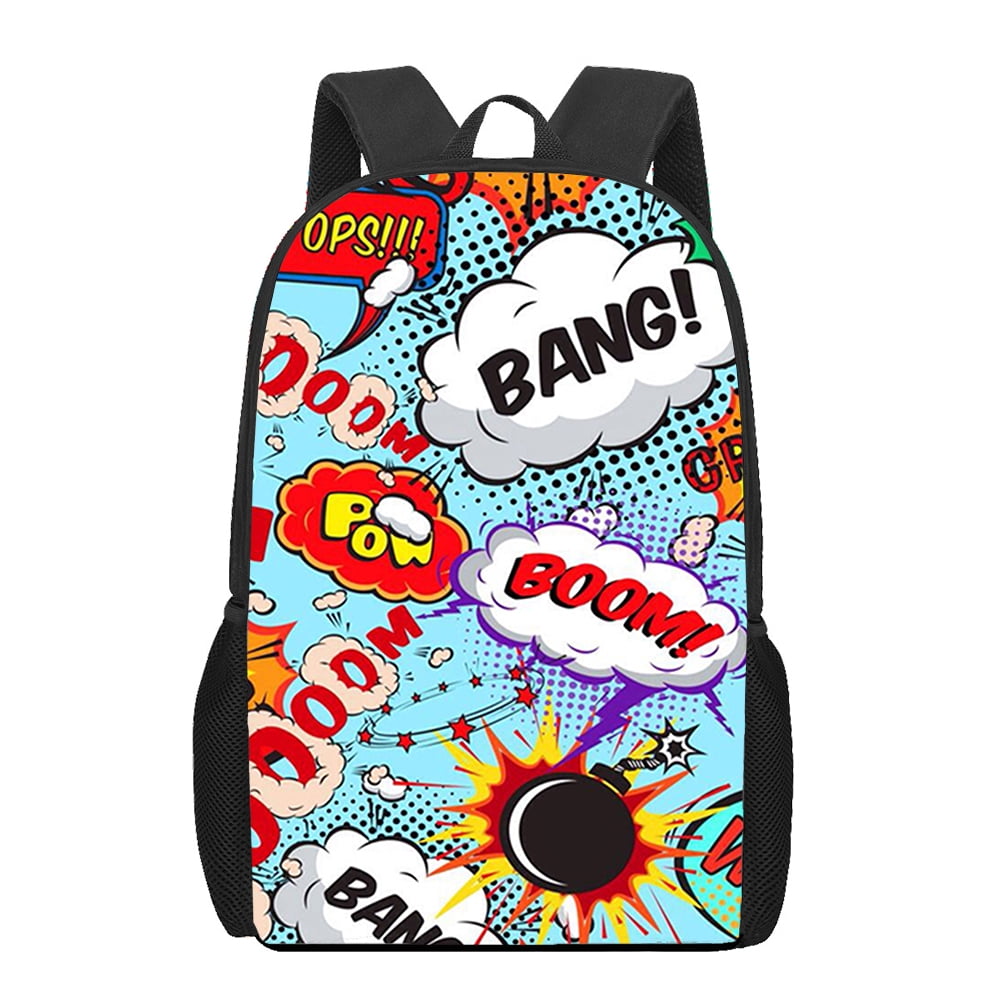 Anime Graffiti Sticker Bomb Pattern Bag for Casual Backpacks s Backpack ...