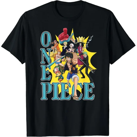 Anime Group Photo Burst Character Collage T-Shirt