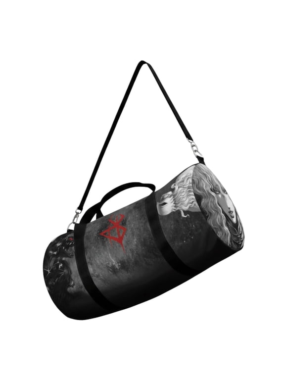 Anime Gym Bag for Women Men - Large Capacity Waterproof Workout Fitness Travel Sports Bags Fashion Street Camping Expandable Carry On Duffle Bag For Couple (brsk)