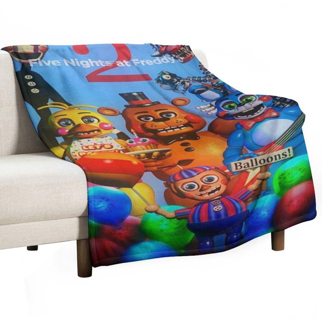 Anime Halloween Style Five Nights at Freddy Throws Blanket Soft flannel