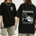 thumbnail image 1 of Anime Harajuku Rage Guts Eyes Berserk Guts T-Shirt 100 Cotton Manga Streetwear Unisex, 1 of 6