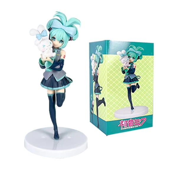 Anime Hatsune Miku doll model cartoon cute Kawaii Toys decoration suitable for car dashboard decoration cute holiday gift