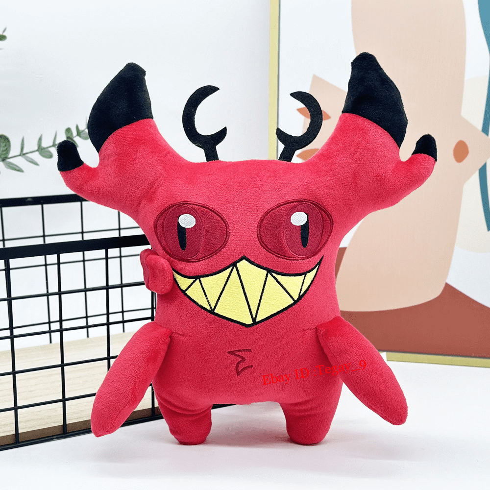 Anime Hazbin Hotel Alastor Plush Toys Cursed Cat Doll Stuffed Toys Gift ...