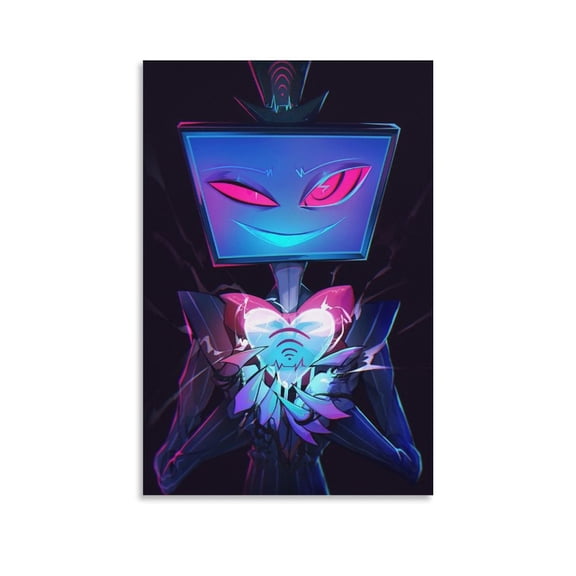 Anime Hazbin Hotel Poster Vox Wall Art Picture Painting Poster Canvas Print Posters Artworks Bedroom Living Room Decor 12x18inch(30x45cm)