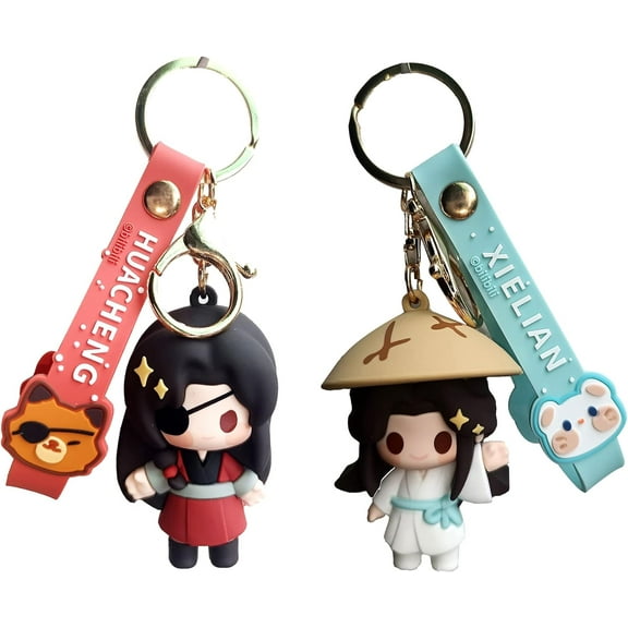 Anime Heaven Official’s Blessing Xie Lian Hua Cheng Keychians Tian Guan Ci Fu Keyring Keychains