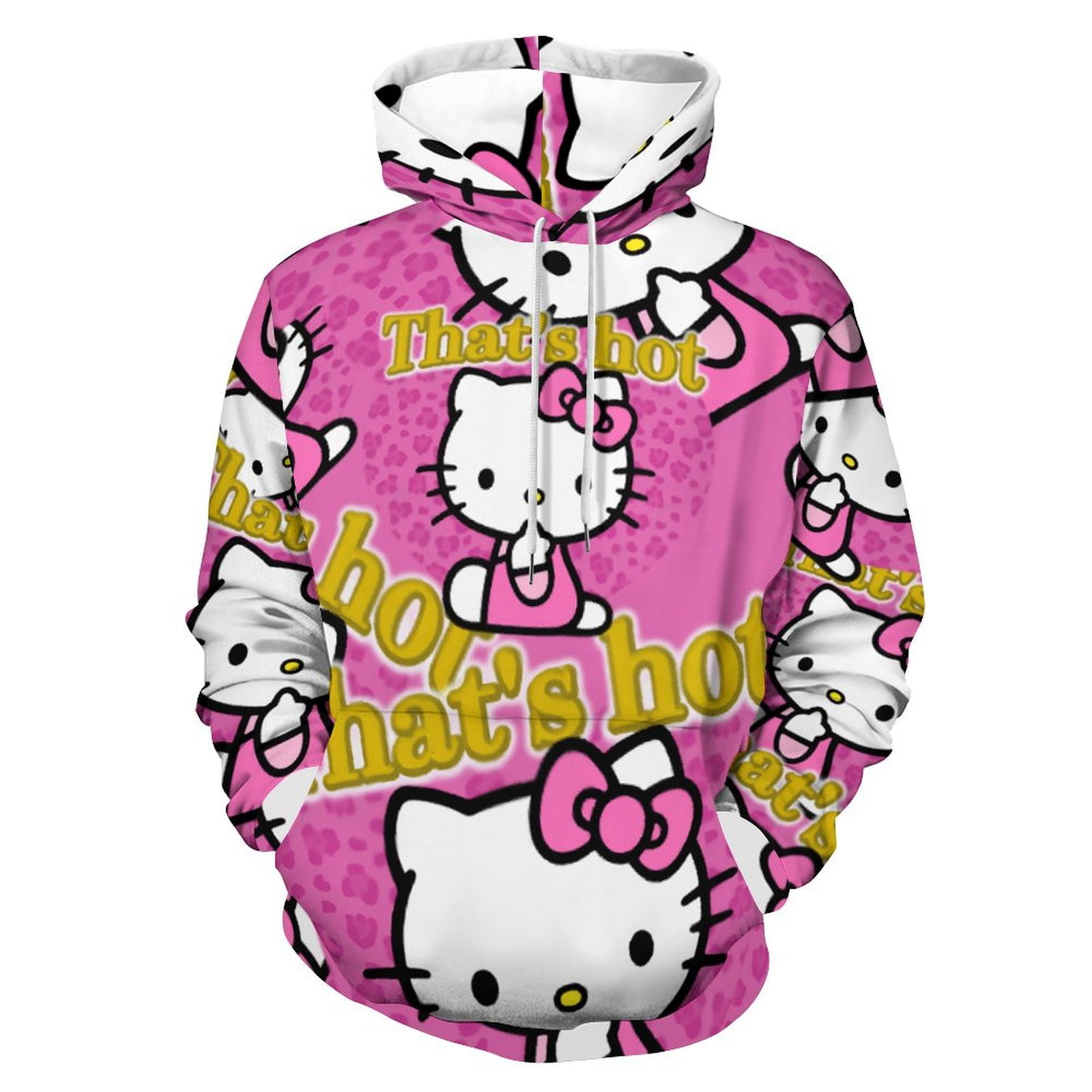 Hello Kitty Hoodie - Klassischer Pullover Mit Kätzchen-Grafik