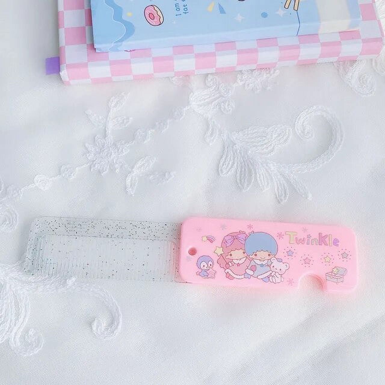 Anime Hello Kitty Massage Folding Comb Sanrio Kuromi Kawaii AntiStatic
