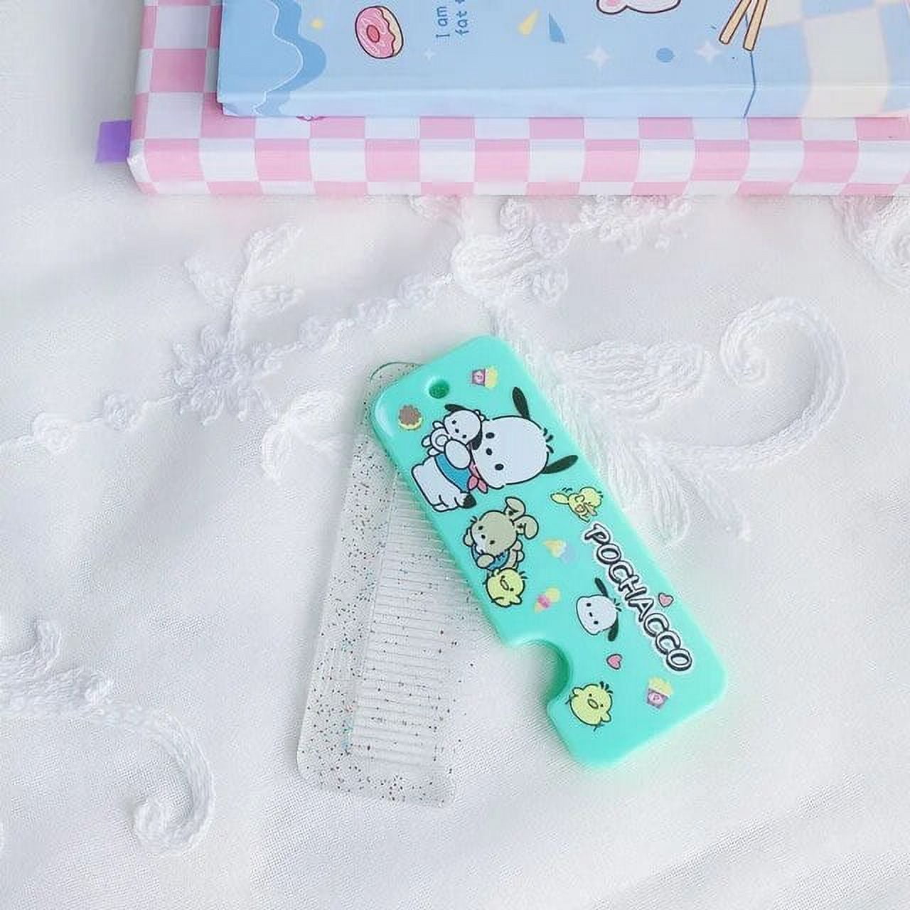 Anime Hello Kitty Massage Folding Comb Sanrio Kuromi Kawaii AntiStatic