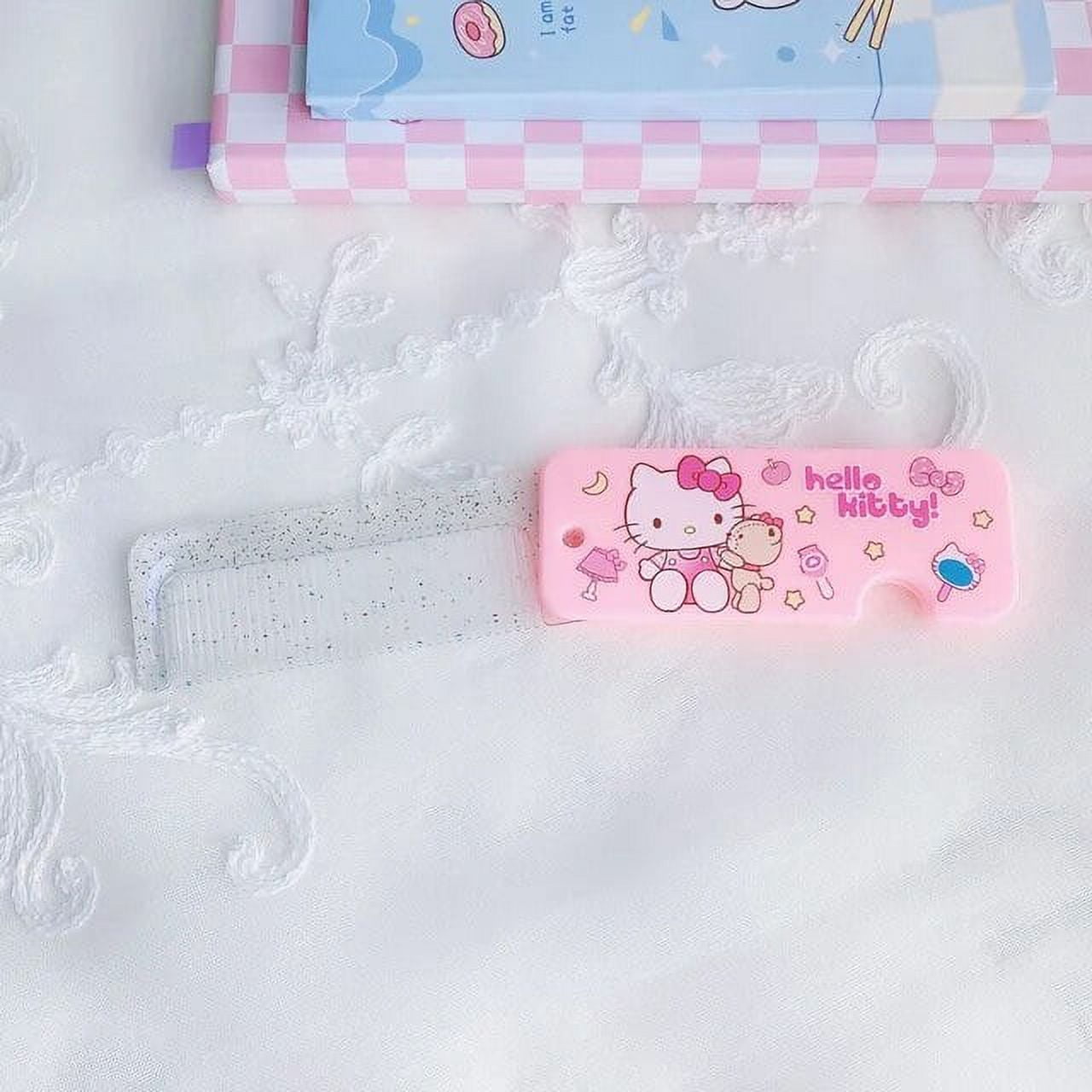 Anime Hello Kitty Massage Folding Comb Sanrio Kuromi Kawaii AntiStatic