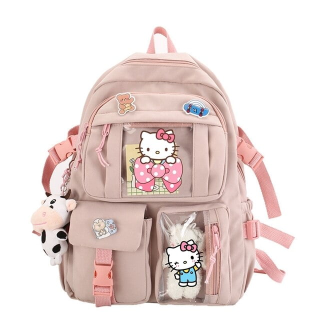 Anime Hello Kitty Pochacco Kuromi Cute Cartoon Backpack for Women