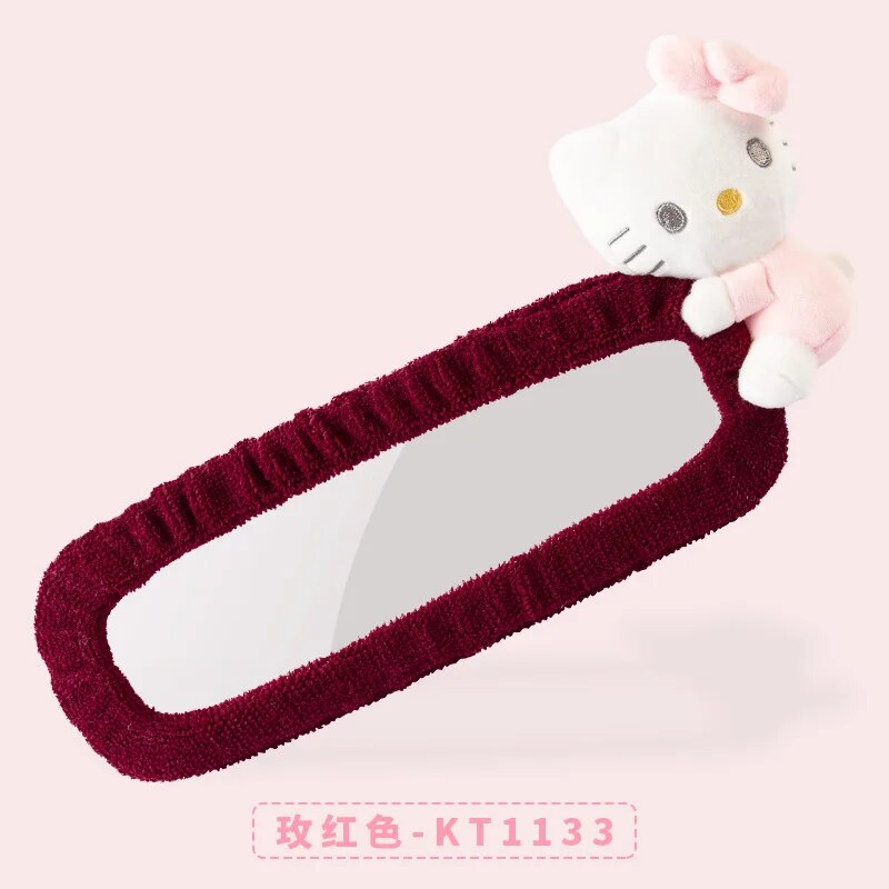 Anime Hello Kittys Car Rearview Mirror Cover Kawaii Sanrios Ear View