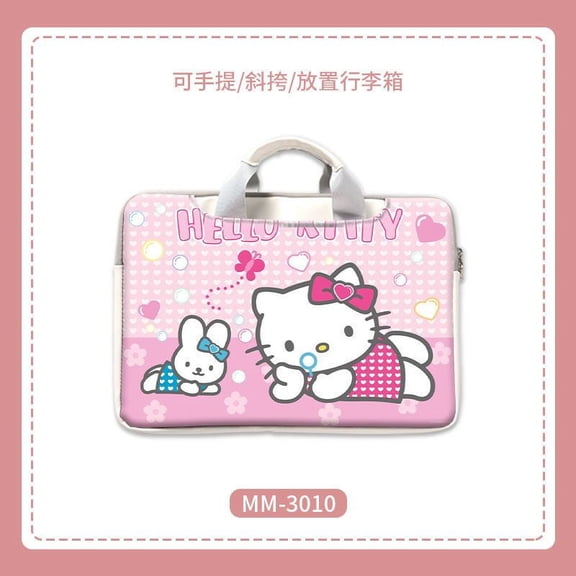 Anime Hello Kittys Laptop Bag 11,12,13,14,15.6, Inch Sanrios Kawaii Case for Macbook Air Pro M1 Computer Notebook Pc Dropship