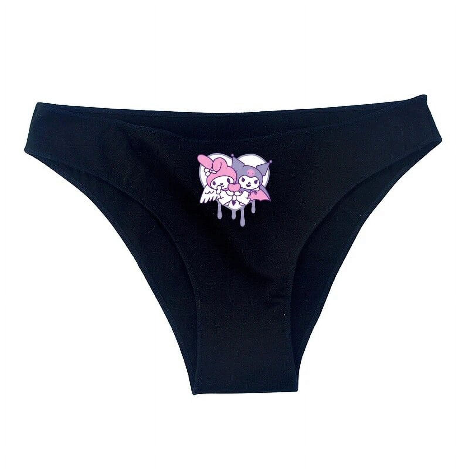 Anime Hellokitty Women Sexy Underwear Cartoon Kuromi My Melody Y2K Girls Half Hip Low Waist