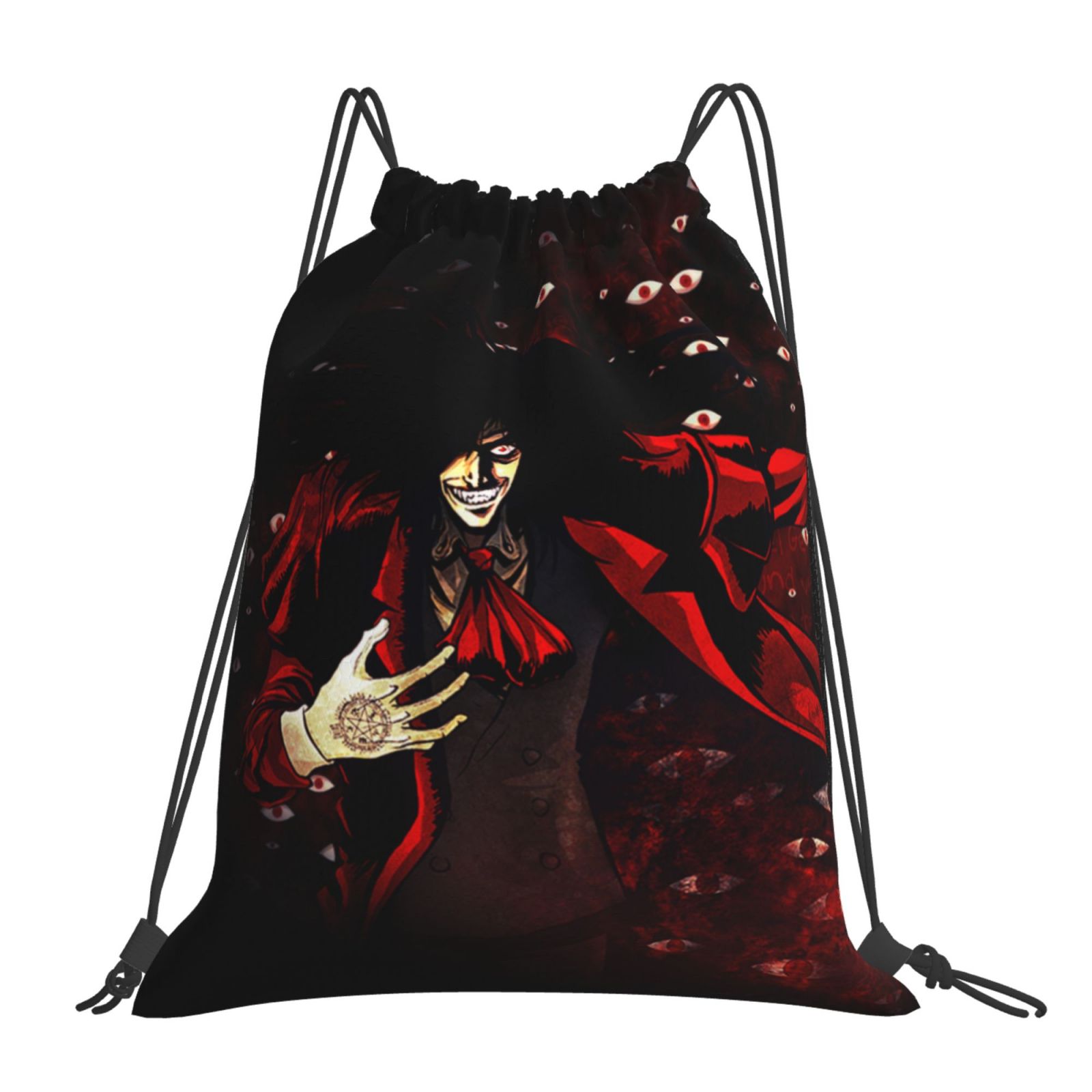 Drawstring Backpack Gym Sack - Water-Resistant Canvas Sport Bag For Travel, School, & Sports
