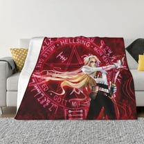 Anime Hellsing Kids Adults Ultra-Soft Micro Fleece Blanket Throw All Season Fuzzy Lightweight Throw Blankets For Office Company Home Couch Bed Sofa 50"X40"