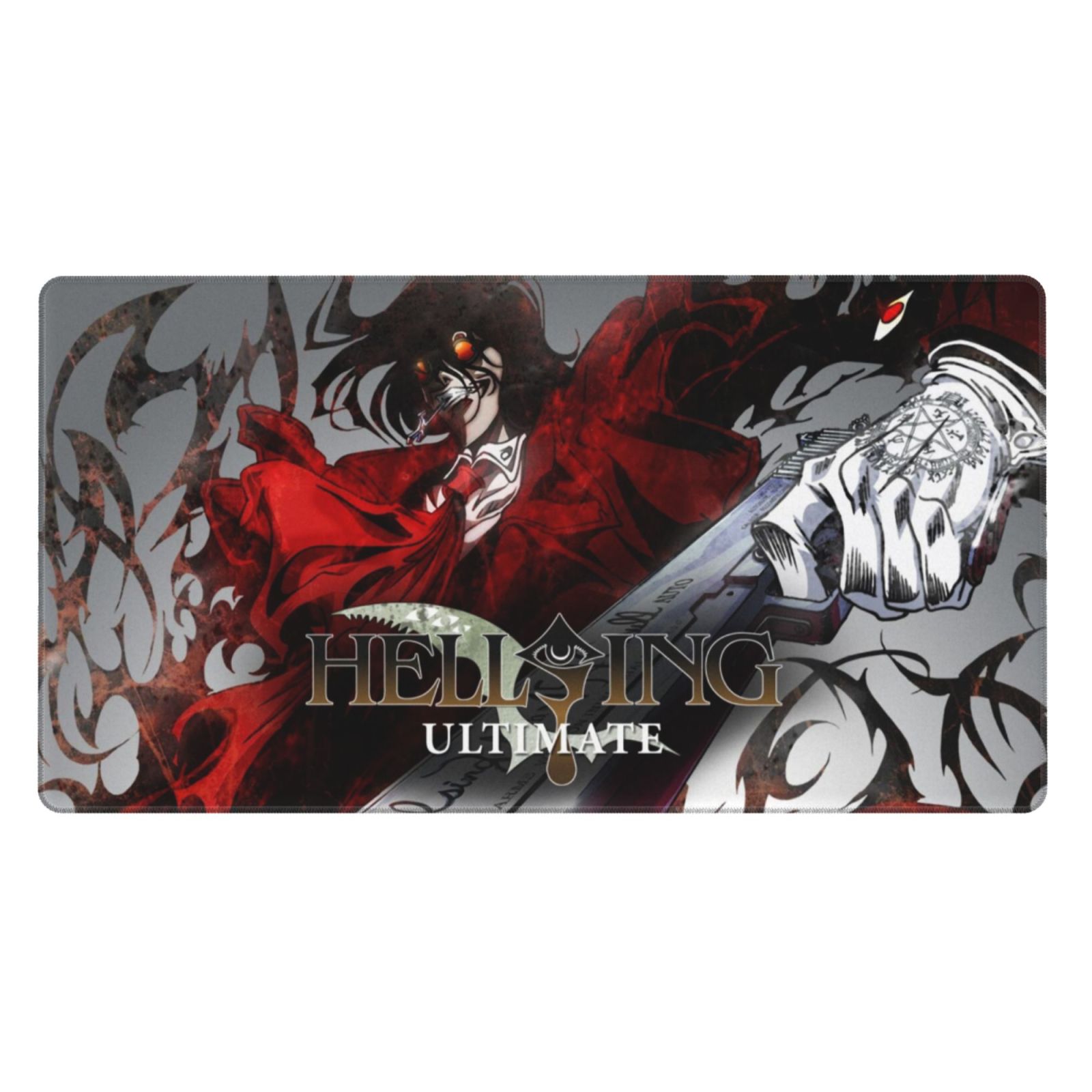Hellsing Cap Table Anime Hellsing Mouse Pad 16x29.5 Inch Computer Keyboard Mouse Pad ...