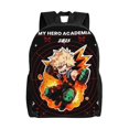 thumbnail image 1 of Anime Hero Academy Style Backpack for Adults, Water Repellent Oxford Bag with 15 Inch Laptop Sleeve, 1 of 6