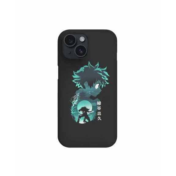 Anime Hero Izuku Inspired Fan Art Phone Case for iPhone 11, 12, 13, 14, 15, 16, 17