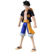 Anime Heroes - One Piece - Monkey D. Luffy Dressrosa Verison, 6.5 Action Figure