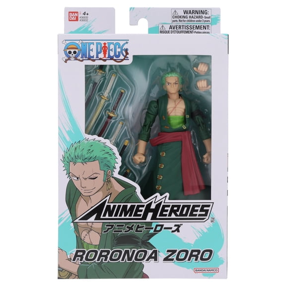 Anime Heroes - One Piece - Roronoa Zoro, 6.5" Action Figure