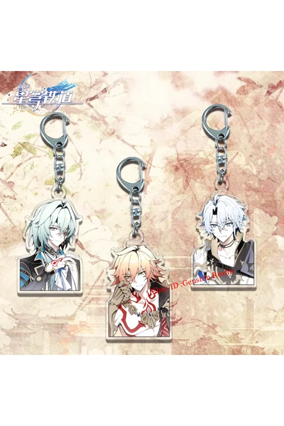 Anime Honkai: Star Rail Phainon Acrylic Keychain Decor Backpack Pendant Gift