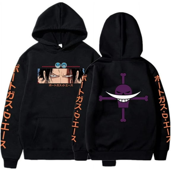 Anime Hoodie Aesthetic Portgas D Ace Sweatshirt Anime Gift Tops