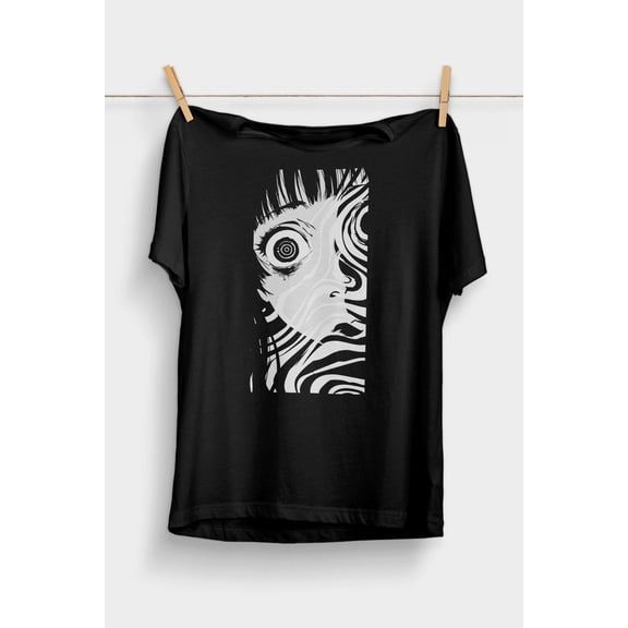 Anime Horror T-Shirt | Weirdcore | Goblincore | Japanese Horror Alt Clothing | Grunge Goth Clothes | Gore Shirt