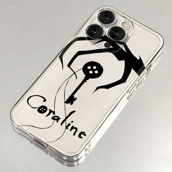 Anime Hot C-Coraline New Phone Case For iPhone 16 15 14 13 12 11 Mini Pro Max X XR XSMax 7 8 Plus SE20 Transparent Cover T-208G240826TD2 iPhone 16