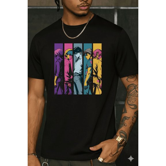 Anime Hunter Adventure Cartoon Boys Fun Graphic Art Design Unisex T-Shirt V90220, up to size 5XL