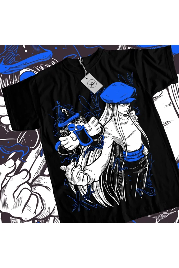 Anime Hunter Inspired Kite T-Shirt Black All Size BESTSELLER