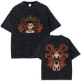 thumbnail image 1 of Anime Hunter X Hunter GON FREECSS Graphic Tee - Unisex Vintage Washed Harajuku Cotton Oversized Daily Wear, 1 of 5