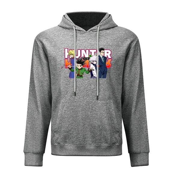 Anime HunterxHunter Hoodie,Unisex Adult Hooded Sweater, Soft Pullover, Sports With Big Pockets Sportswear