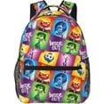 thumbnail image 1 of Anime In-side Out Backpack Canvas Funny Couple Backpacks 3D Large Capacity Travel Bags Gym Daypack Unisex, 1 of 7