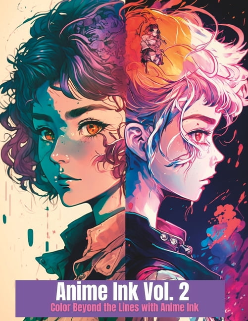 Anime Ink Volume 2 : Color Beyond the Lines with Anime Ink (Paperback ...