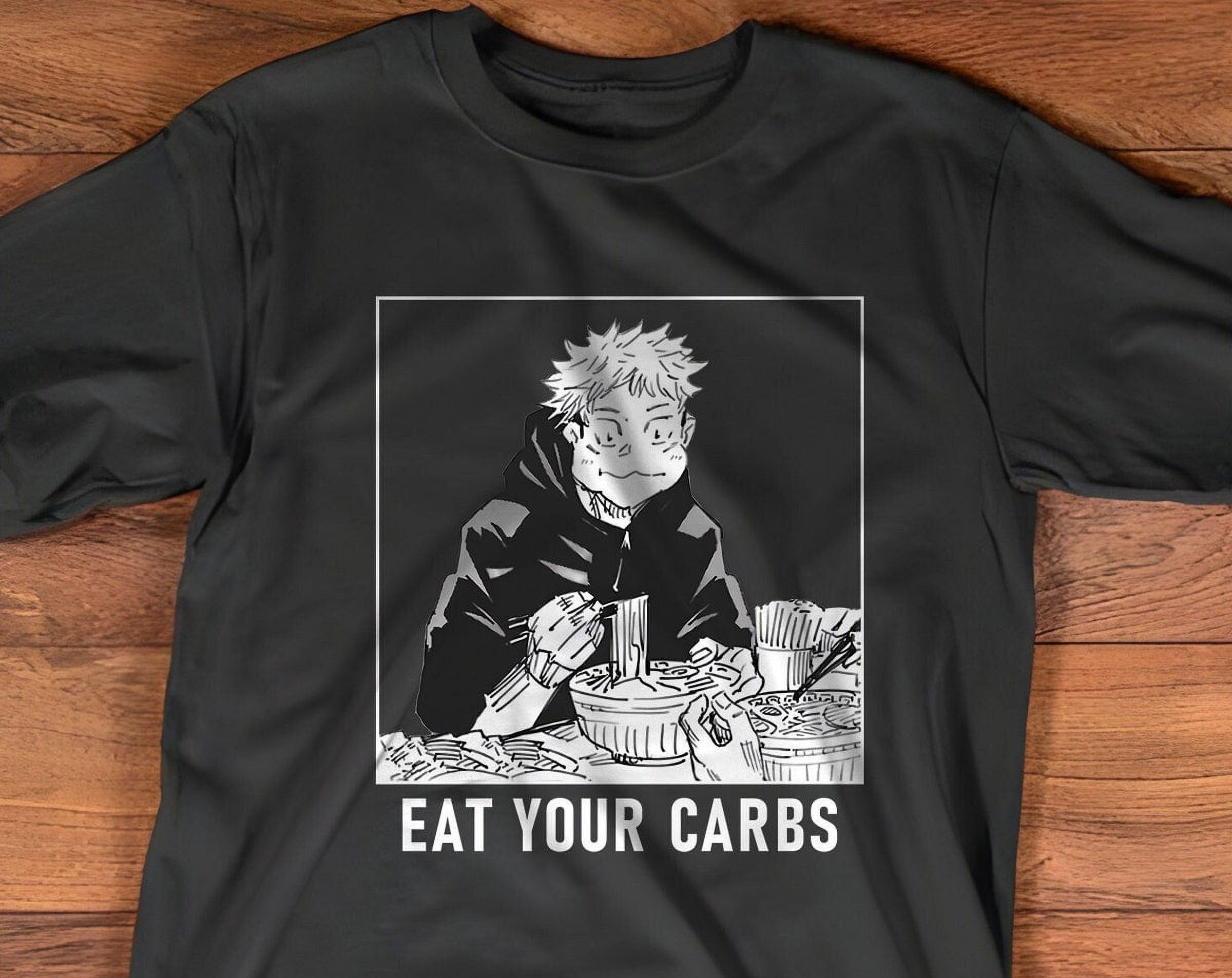 AnimeInspired Fitness Shirt, Eat Your Protein, Funny Gym Tee, Anime