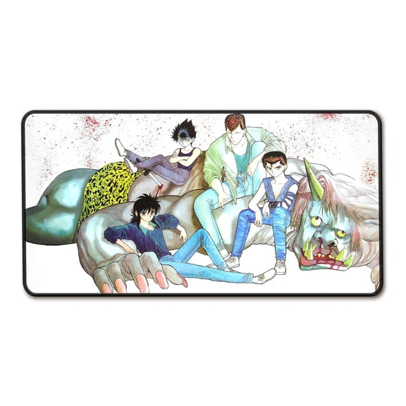 Anime-Inspired Gaming Mousepad, Large Desk Mat with Stylish Character Design