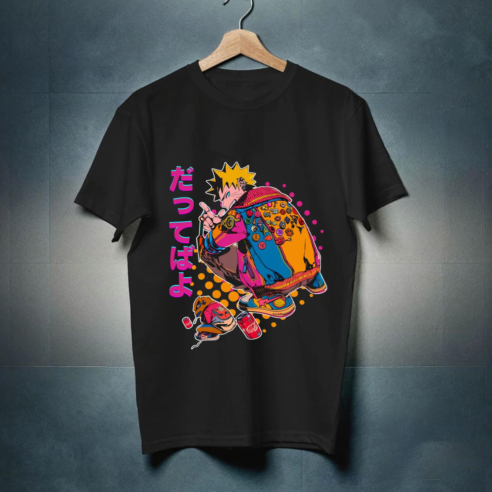 Anime-Inspired Graphic T-shirt, Unisex, Manga Character Design ...