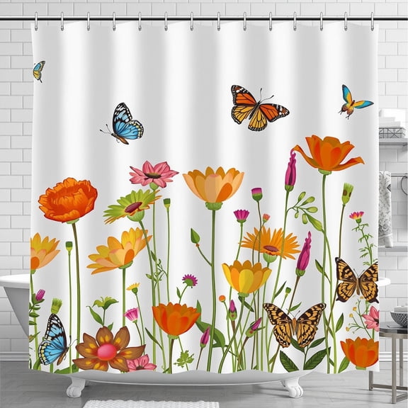 Anime-Inspired Shower Curtain with Futuristic Character & Night Sky Design - Vibrant Colors & Scene