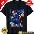 thumbnail image 1 of Anime-Inspired Unisex Heavy Cotton Tee, Shoto Todoroki Graphic Shirt, Gifts for Fan, Casual Wear, Birthday Gift, Collectible Tee, NEW TRENDING ITEM-TH71247, 1 of 2