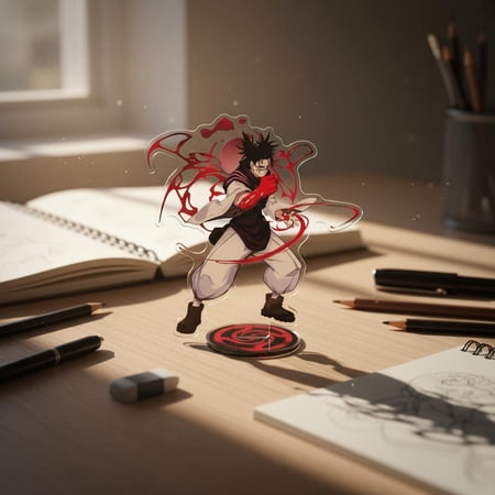 Anime JJK Inspired Acrylic Stand Kawaii Cartoon Character Desk Decor Manga Display Model Plate Cosplay Collectible Gift for Fans (1 standee)