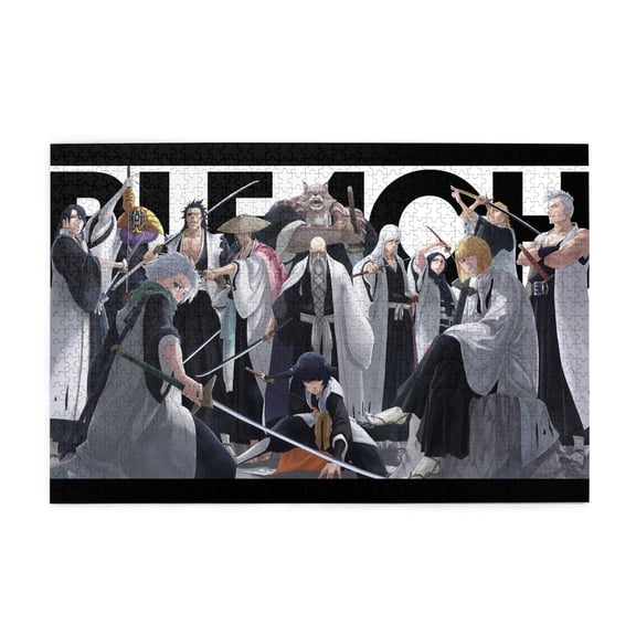 Anime Jigsaw Puzzles 29.5 x 19.5 In，Bleach Jigsaw Puzzles 1000 Pcs Adult Gaming Funny Jigsaw Puzzles
