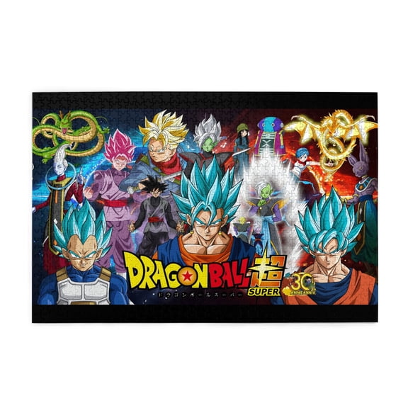 Anime Jigsaw Puzzles 29.5 x 19.5 In, Dragon Ball Jigsaw Puzzles 1000 Pcs Adult Gaming Funny Jigsaw Puzzles