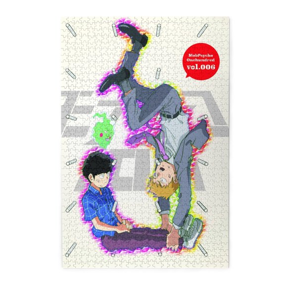 Anime Jigsaw Puzzles 29.5 x 19.5 In,Mob Psycho 100 Jigsaw Puzzles 1000 Pcs Adult Gaming Funny Jigsaw Puzzles