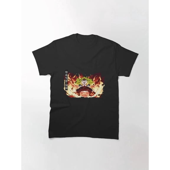 Anime Jogo Flame Teamwork JJK Basic T Shirt Unisex Style