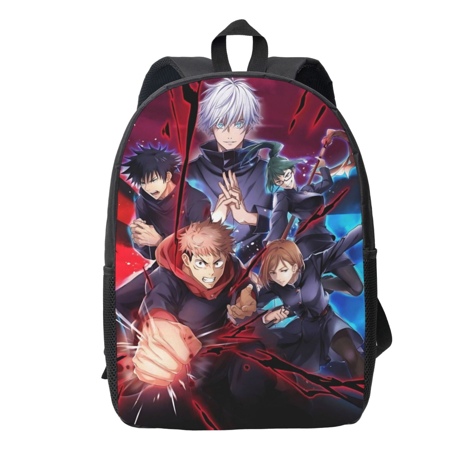anime characters who travel with backpacks Bagbros Backpack | Gojo Satoru Jujutsu Kaisen Laptop Backpack for Men & Women | 17 Inch Water Resistant Polyester School Bag Anime Back Pack - AliExpress