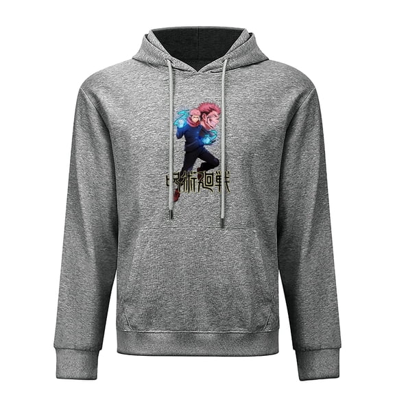 Anime Jujutsu Kaisen Hoodie,Unisex Adult Hooded Sweater, Soft Pullover, Sports With Big Pockets Sportswear